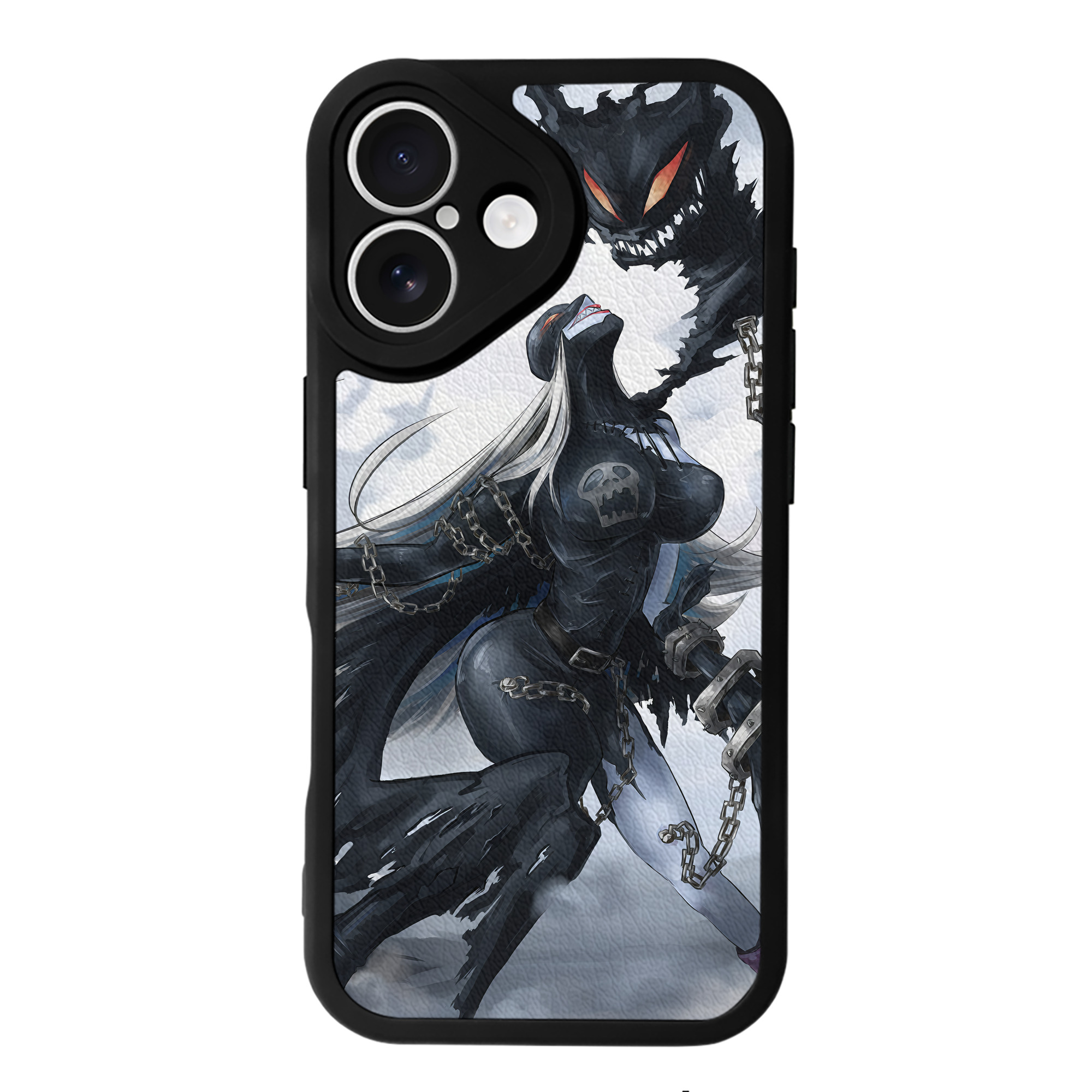 （画像用） Digimon デジタルモンスター/デジモン 【iPhone 16シリーズ対応】シリコンスマホケース（レザー調） 材質：シリコン